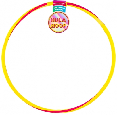 Cerc Hula Hoop, 60-72-78 cm, 36 buc/set, Diverse culori